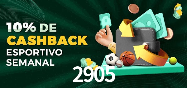 10% de bônus de cashback na 2905